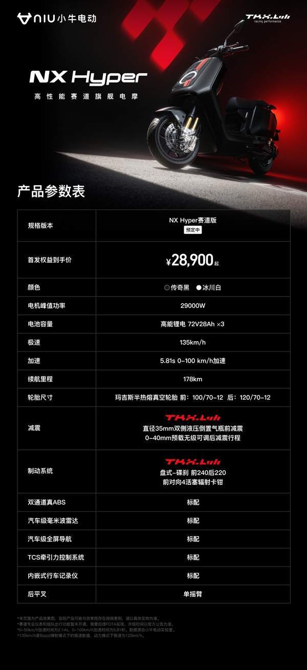 电摩上市；小米支架式自拍杆Mini版开售九游会网站小牛NX Hyper赛道风格(图2)